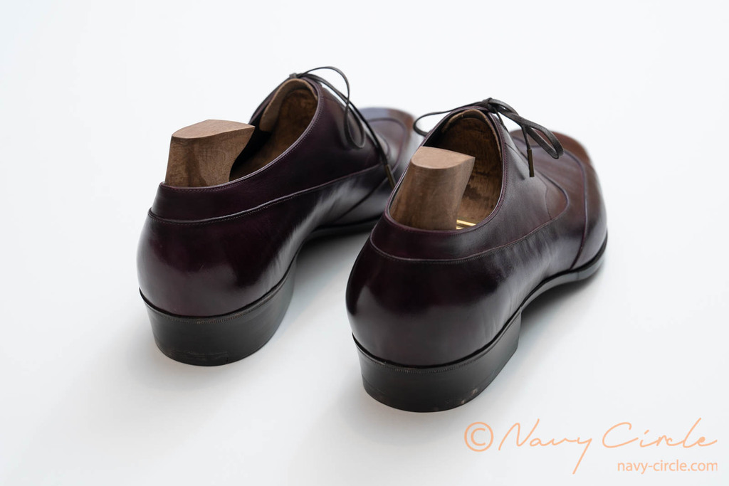 靴のヴァンプを異なる角度から (3)