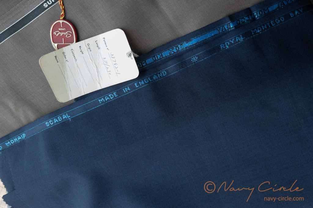 ScabalのRoyal Montego Bayの着分生地