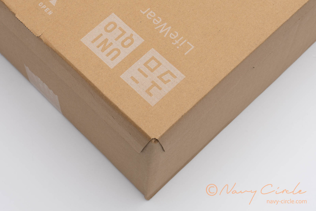 商品が届いた時のUNIQLOの梱包